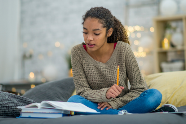 girl preparing for exam using Forbrain tips