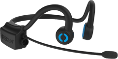 Forbrain bone conduction headset